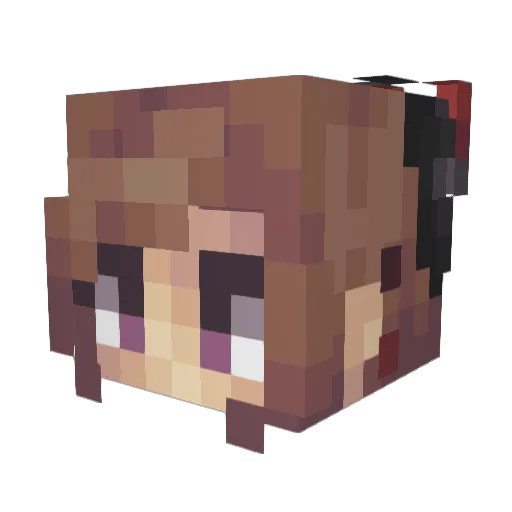 xsainty Minecraft avatar head, 3D render
