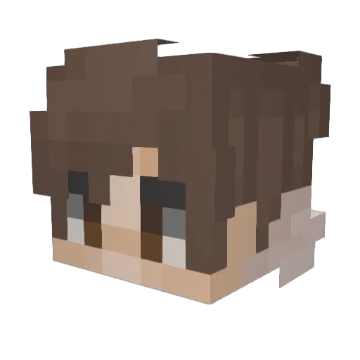 xschokyyy Minecraft avatar head, 3D render