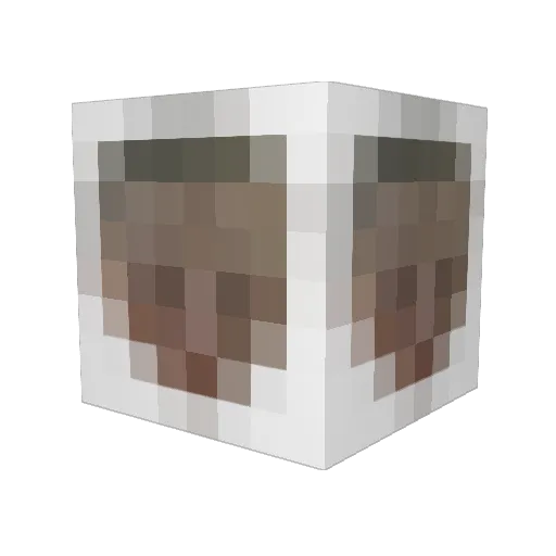 xsdfr Minecraft avatar head, 3D render