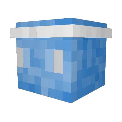 xseei Minecraft avatar head, 3D render
