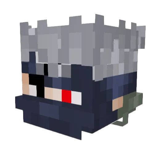 xsikman Minecraft avatar head, 3D render