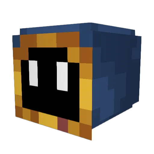 xsis_vorok Minecraft avatar head, 3D render