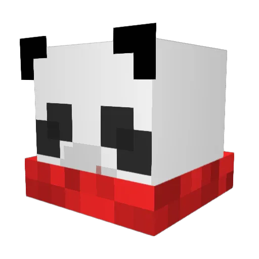 xspace_cakex Minecraft avatar head, 3D render