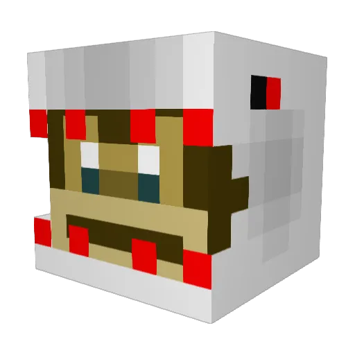 xspychicken Minecraft avatar head, 3D render