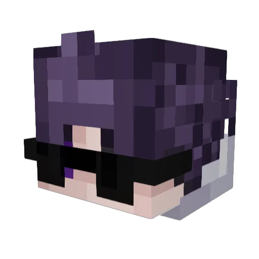 xsq_d3nter Minecraft avatar head, 3D render