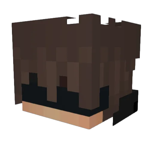 xsquareone Minecraft avatar head, 3D render