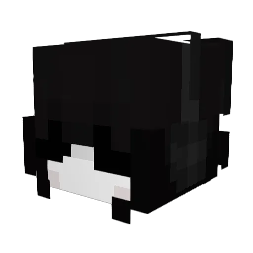 xstret Minecraft avatar head, 3D render