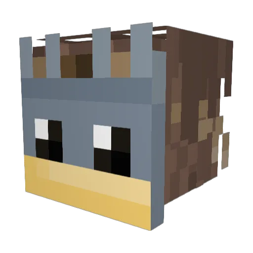 xstriders Minecraft avatar head, 3D render