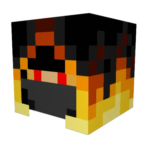 xstriker24 Minecraft avatar head, 3D render