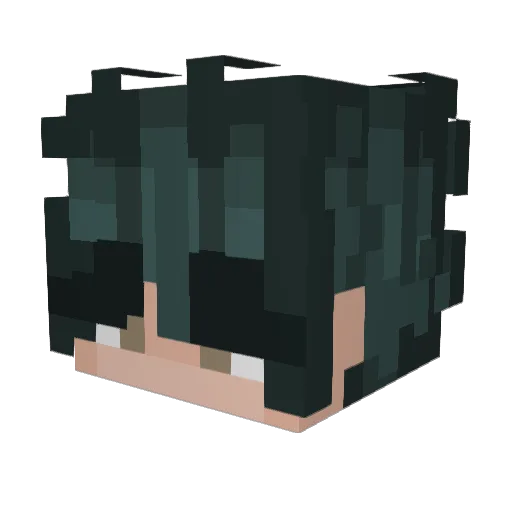xsvmirv Minecraft avatar head, 3D render