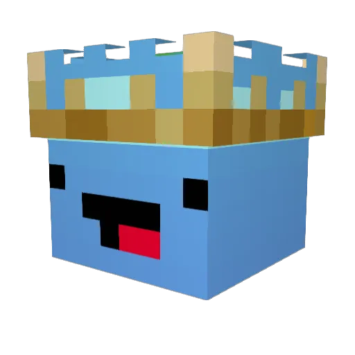 xswooosh Minecraft avatar head, 3D render