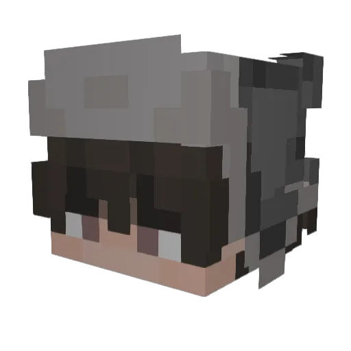 xtcnh3nny Minecraft avatar head, 3D render
