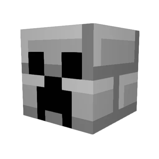 xtheSyncro Minecraft avatar head, 3D render