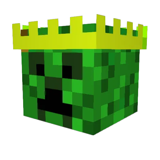 xtheboss13 Minecraft avatar head, 3D render