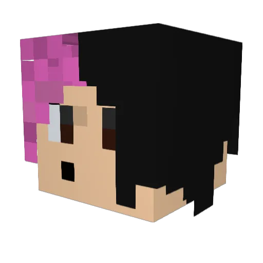 xthenilo Minecraft avatar head, 3D render