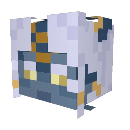 xtigerbite Minecraft avatar head, 3D render