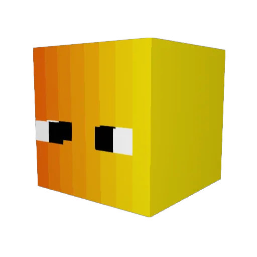 xtmjude Minecraft avatar head, 3D render
