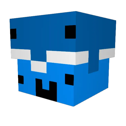 xtogerry Minecraft avatar head, 3D render