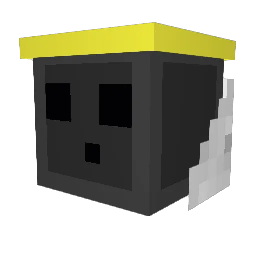 xtrantonez Minecraft avatar head, 3D render