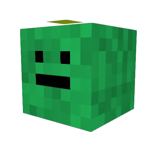 xtrfyM2 Minecraft avatar head, 3D render