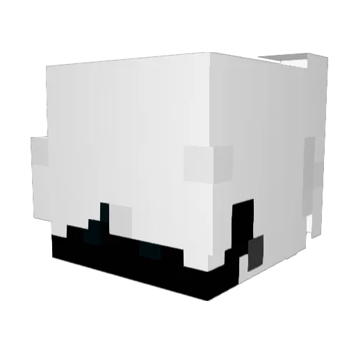 xtrh_ Minecraft avatar head, 3D render