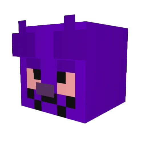 xtrnall Minecraft avatar head, 3D render