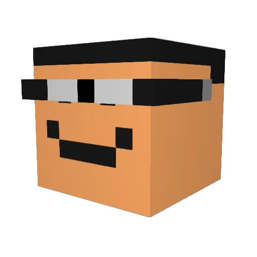 xtyl_0 Minecraft avatar head, 3D render