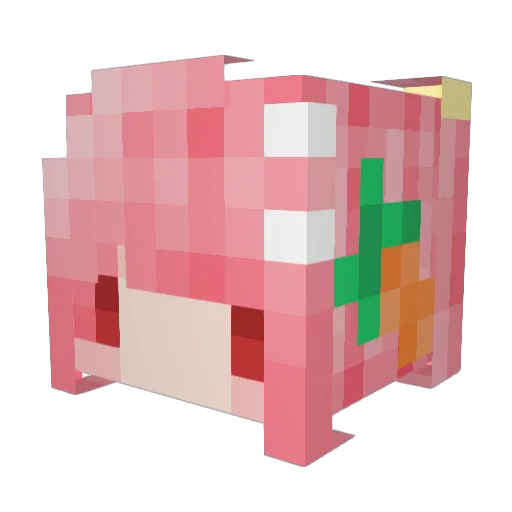 xuan1125 Minecraft avatar head, 3D render