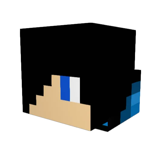 xuan_han Minecraft avatar head, 3D render