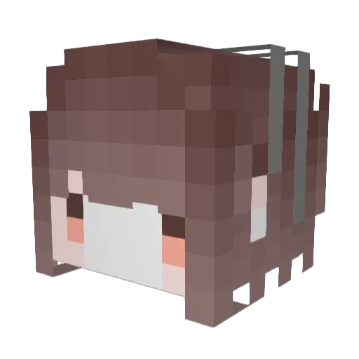 xuann0805 Minecraft avatar head, 3D render