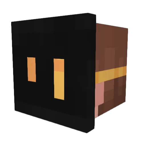 xudaxia2 Minecraft avatar head, 3D render