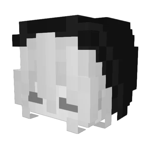 xuhaj Minecraft avatar head, 3D render