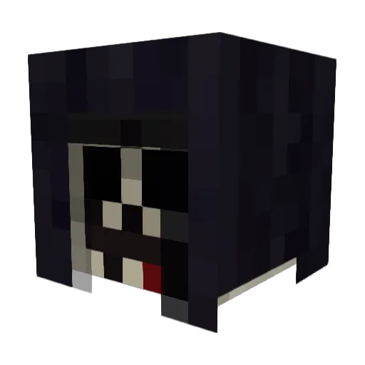 xuifri Minecraft avatar head, 3D render