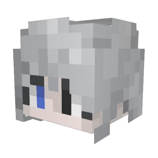 xunan25 Minecraft avatar head, 3D render