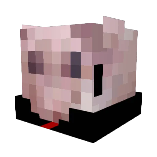 xurms Minecraft avatar head, 3D render