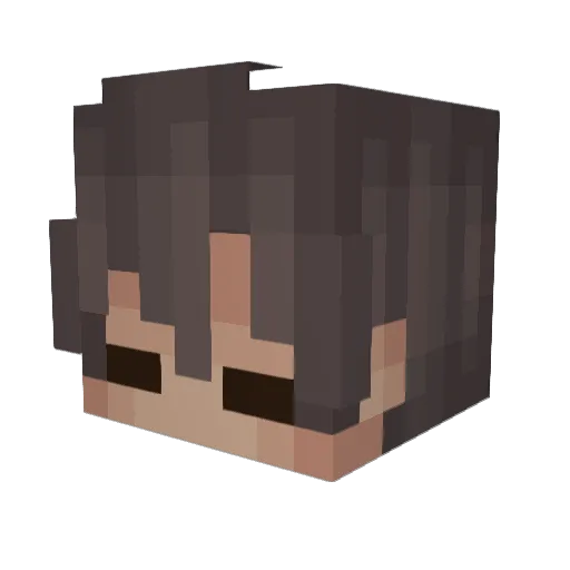 xurumides Minecraft avatar head, 3D render