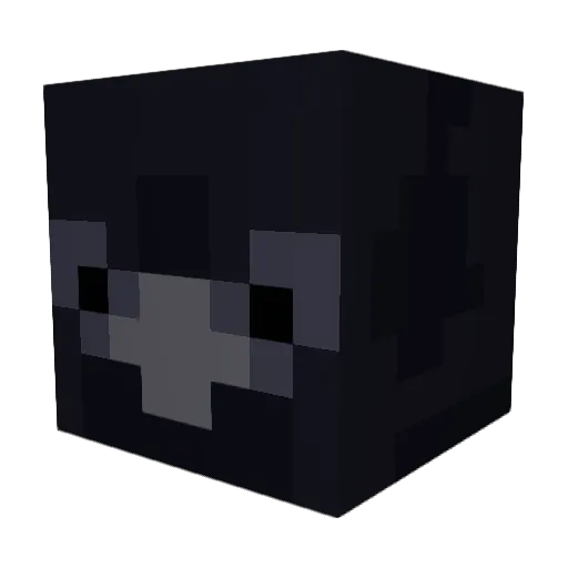 xuryx Minecraft avatar head, 3D render