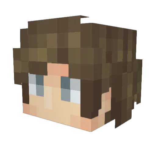 xutianyi233 Minecraft avatar head, 3D render