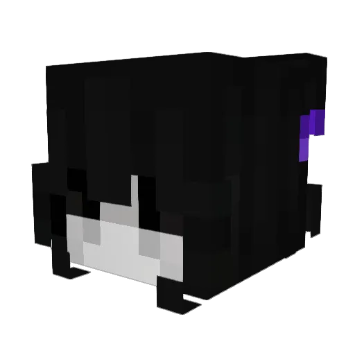 xuwi Minecraft avatar head, 3D render