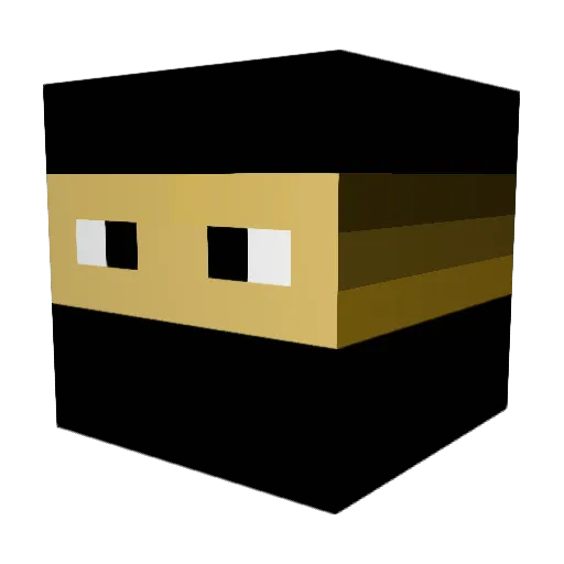 xv_Max_453 Minecraft avatar head, 3D render