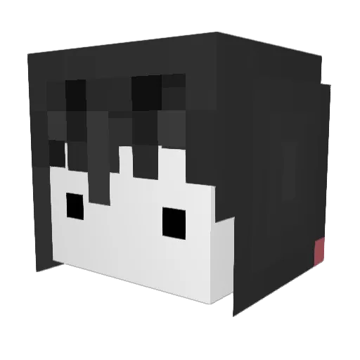 xvaeno Minecraft avatar head, 3D render