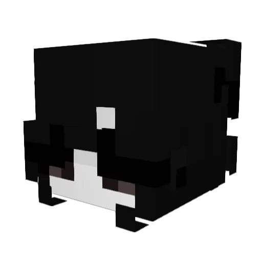 xvangelion Minecraft avatar head, 3D render