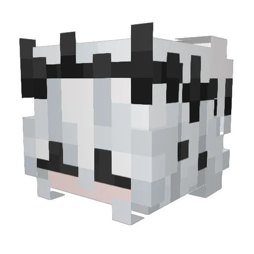 xvsj__ Minecraft avatar head, 3D render