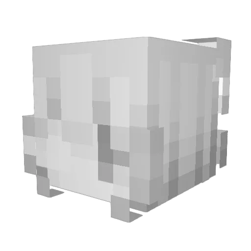 xvvd Minecraft avatar head, 3D render