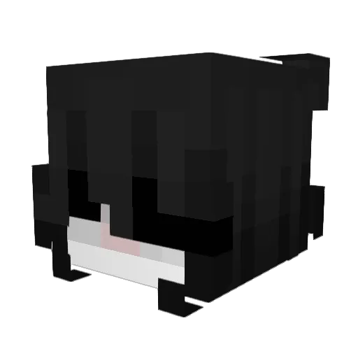 xvxnc Minecraft avatar head, 3D render
