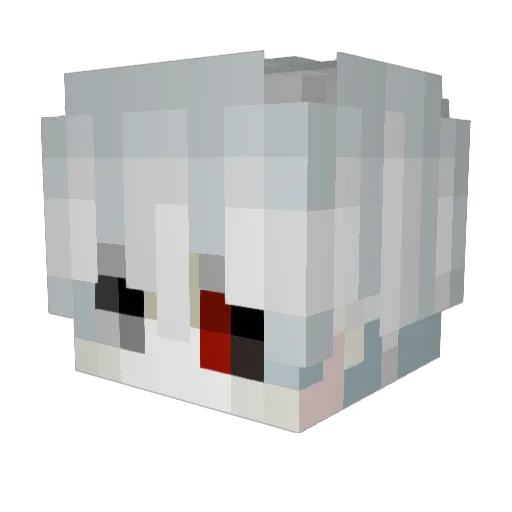 xvxnityxx Minecraft avatar head, 3D render