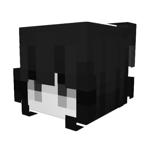 xvyies Minecraft avatar head, 3D render