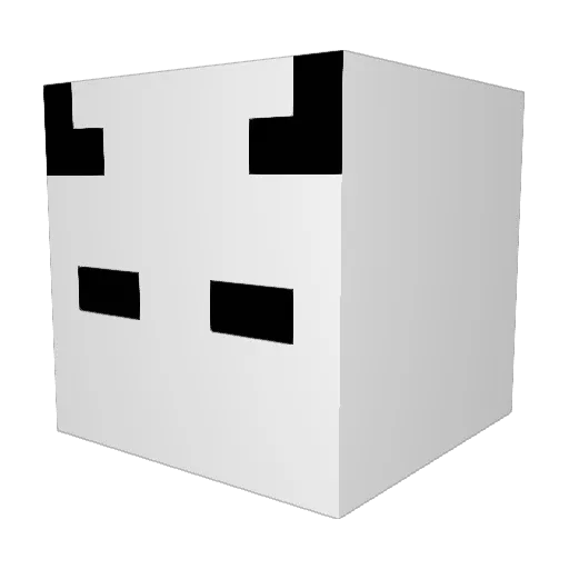 xwhazt Minecraft avatar head, 3D render