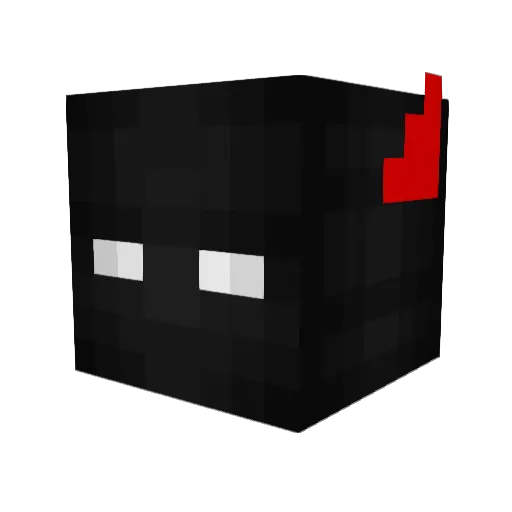 xwingandrew Minecraft avatar head, 3D render