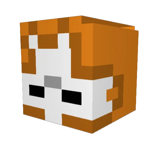 xwmarra Minecraft avatar head, 3D render